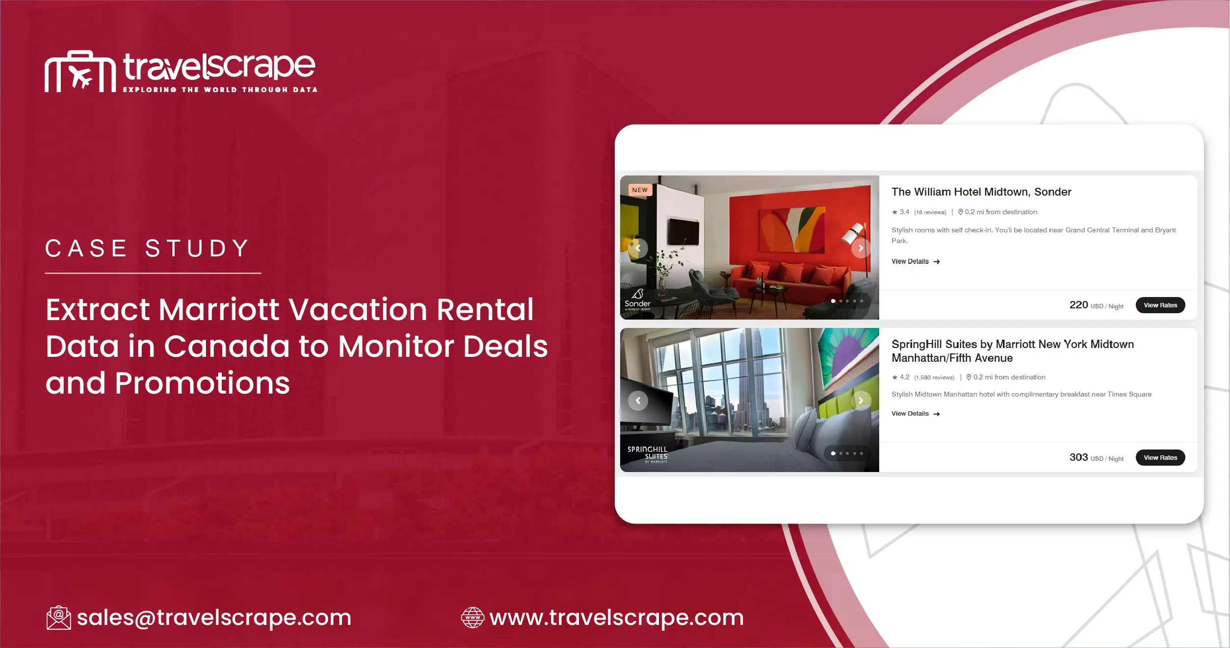 Extract Marriott Vacation Rental Data in Canada to Monitor Deals and Promotions